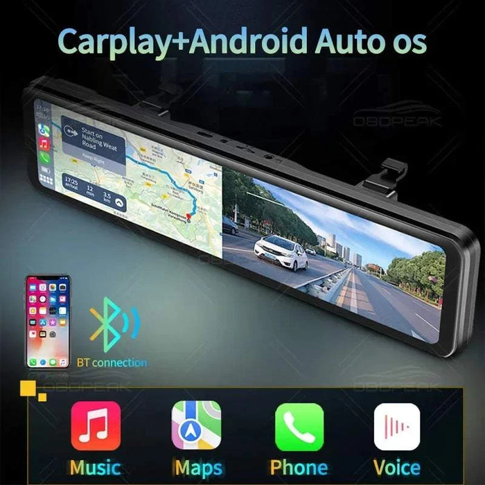 K4 11.26 Inch Carplay & Android Auto 4K 2160P Wifi Dash Cam