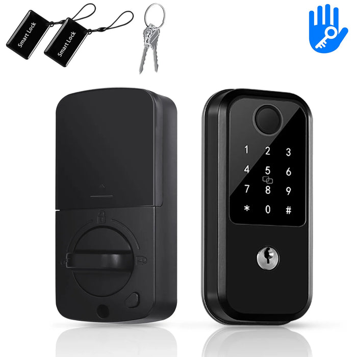 Smart Deadbolt Door Lock Fingerprint Keyless Entry