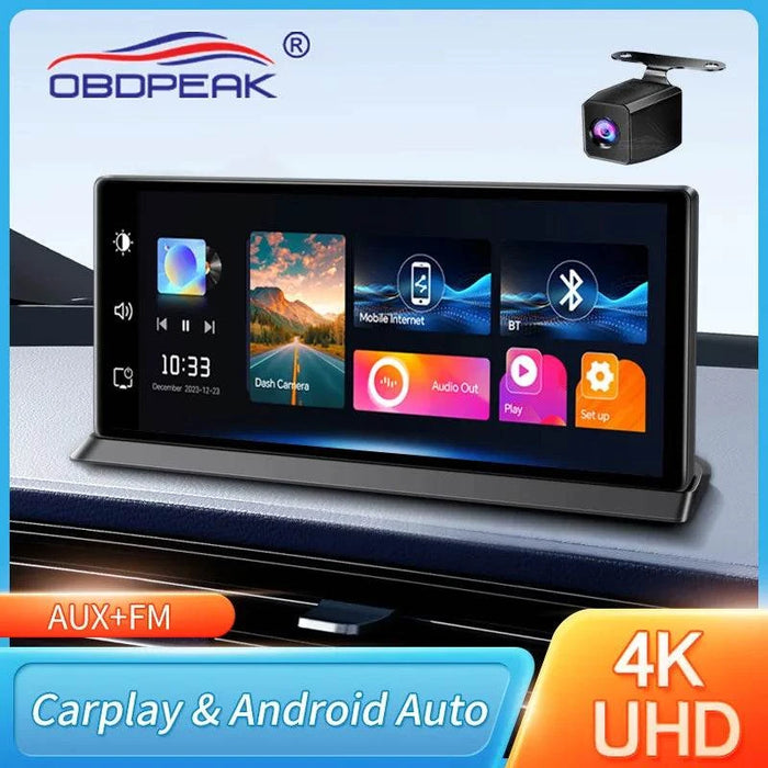 Car DVR 4K Dash Cam & Wireless Carplay